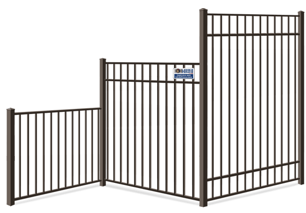 Aluminum fence height options Southern Wisconsin