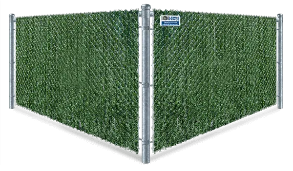 Hedge Semi-Privacy Chain Link fence contractor in Southern Wisconsin