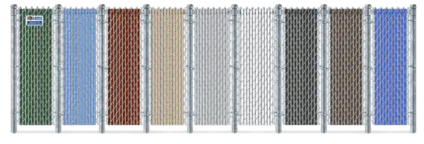 Privacy Slat Color Options For Chain Link Fence in Southern Wisconsin