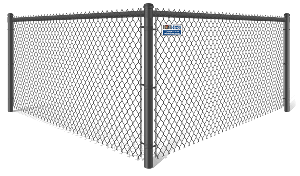 Black PVC Coated Chain Link fence contractor in Southern Wisconsin