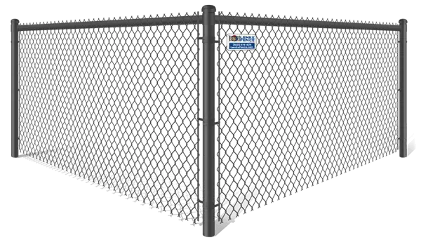 Black PVC Coated Chain Link fence contractor in Southern Wisconsin