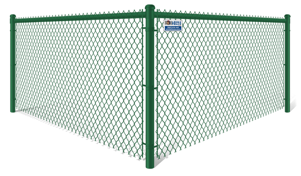 Green Chain Link fence contractor in Southern Wisconsin