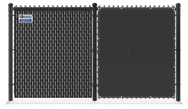 Privacy Slat Color Options For Chain Link Fence in Southern Wisconsin