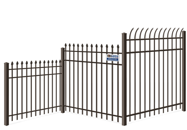 Commercial Aluminum fence height options Southern Wisconsin