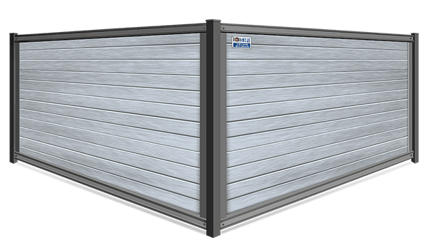 Ultrablend pvc FenceTrac fence in Southern Wisconsin