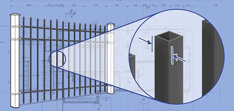 Southern Wisconsin Ornamental Steel fence Pickets installation company