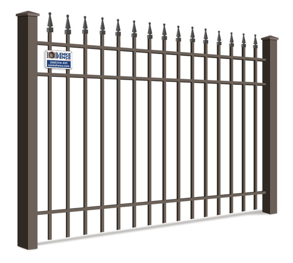 Commercial Ornamental Steel fence features popular with Southern Wisconsin homeowners