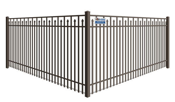 Decorative commercial aluminum fence company Southern Wisconsin