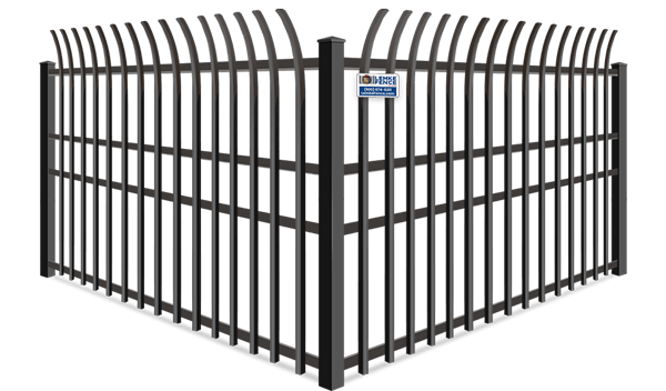 High security commercial ornamental steel fence contractor in Southern Wisconsin