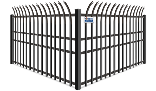 High security commercial ornamental iron fence contractor in Southern Wisconsin