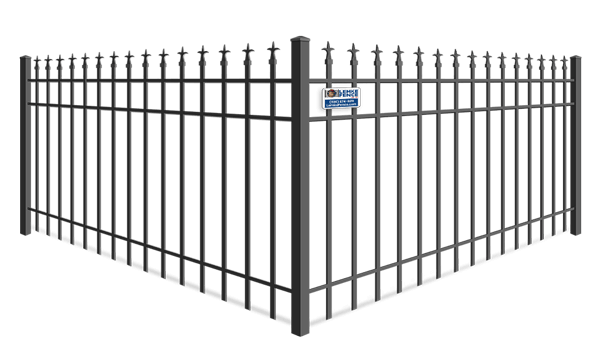 Decorative commercial ornamental iron fence company in Southern Wisconsin