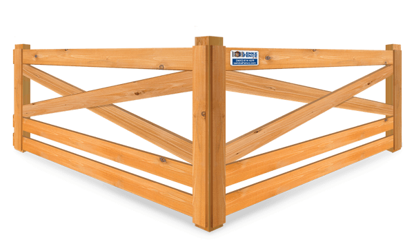 Crossbuck wood fence company in Southern Wisconsin