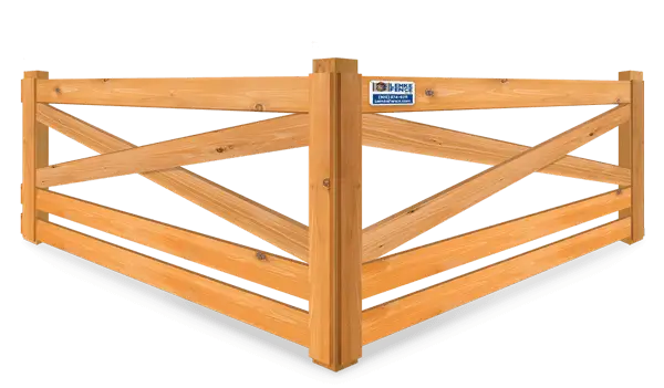 Crossbuck wood fence company in Southern Wisconsin
