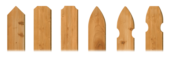 Picket styles - wood fence company in Southern Wisconsin