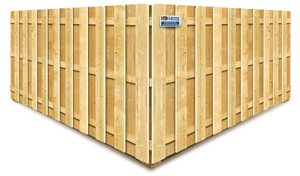 Shadowbox wood fence company in Southern Wisconsin