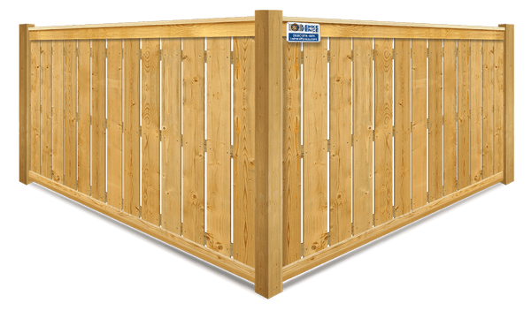 Spaced Picket wood fence company in Southern Wisconsin