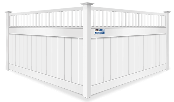 Spindle Top vinyl fence contractor in Southern Wisconsin