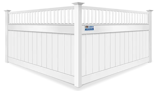 Spindle Top vinyl fence contractor in Southern Wisconsin