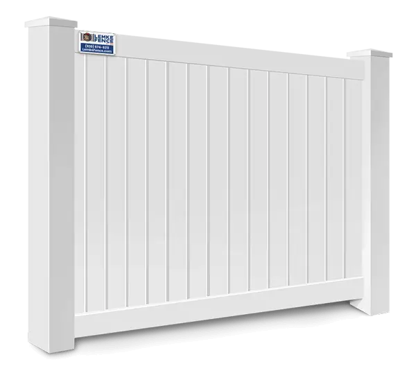 Vinyl fence features popular with Southern Wisconsin homeowners