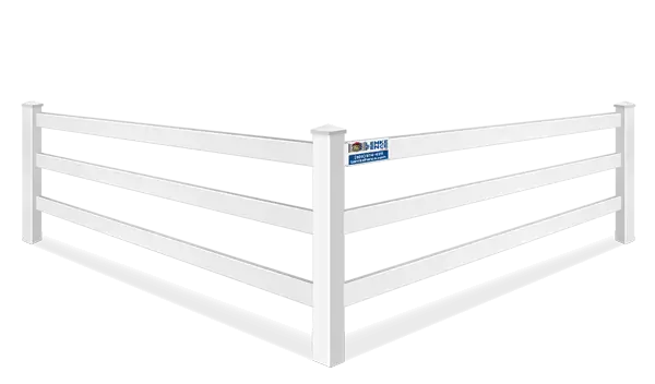 Post & Rail vinyl fence contractor in Southern Wisconsin