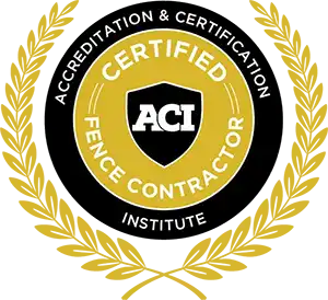 ACI Certified Fence Contractor logo