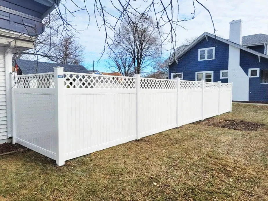 Privacy Fence Example in Fort Atkinson Wisconsin