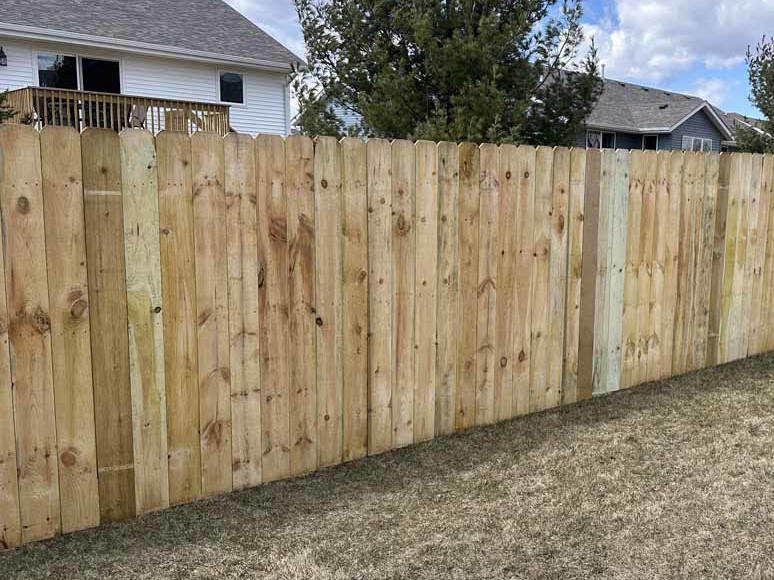 Security Fence Example in Jefferson Wisconsin